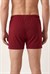Erkek Bordo Penye Düğmeli Boxer