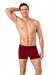 Erkek Bordo Penye Modal Kısa Boxer