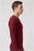 Erkek Bordo Uzun Kol Body