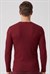 Erkek Bordo Uzun Kol Body