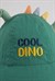 Erkek Çocuk Haki Cool Dino Nakışlı Fötr Şapka