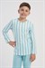 Erkek Çocuk Mavi Çizgili  Marla Pijama Üstü