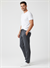 Erkek Füme 3 İplik Şardonlu Regular Fit Alt