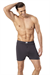 Erkek Füme Penye Düğmeli Boxer