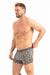 Erkek Füme Santranç Desen 3lü Boxer 