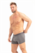 Erkek Füme Santranç Desen 3lü Boxer 