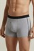 Erkek Gri Melanj Likra Cotton Boxer