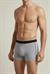 Erkek Gri Melanj Likra Cotton Boxer