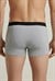 Erkek Gri Melanj Likra Cotton Boxer