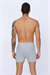 Erkek Gri Penye Düğmeli Boxer