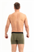 Erkek Haki Likra Cotton Boxer