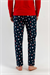 Erkek İndigo Marla Cepli Pijama Altı 