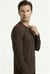 Erkek Kahverengi Patlı Üst