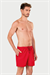 Erkek Kırmızı İki Cepli Deniz Şortu