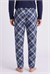 Erkek Lacivert Ekose Desen Pijama Altı
