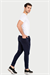 Erkek Lacivert İki İplik Slim Fit Uzun Alt