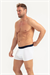 Erkek Lacivert Üzeri Kaktüs Desen 3lü Boxer 