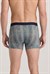 Erkek Mavi Çizgili Zikzaklı Cotton Boxer