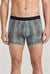 Erkek Mavi Çizgili Zikzaklı Cotton Boxer