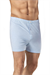 Erkek Mavi Penye Düğmeli Boxer