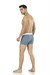 Erkek Mavi Yıldız Desen Zikzaklı Cotton Boxer