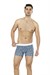 Erkek Mavi Yıldız Desen Zikzaklı Cotton Boxer