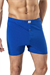Erkek Saks Mavi Penye Düğmeli Boxer