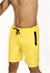Erkek Sarı Dıştan İki Cepli Deniz Şortu