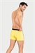 Erkek Sarı Likra Cotton Boxer