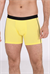 Erkek Sarı Likra Cotton Boxer