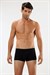 Erkek Siyah Cotton Runner Boxer