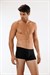 Erkek Siyah Cotton Runner Boxer