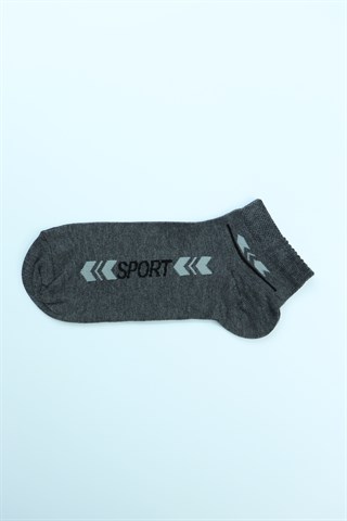 Erkek Sport Yazılı 3Lü Çorap