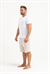 Erkek Ten Beyaz Çizgili Şort