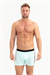 Erkek Turkuaz Likra Cotton Boxer