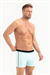 Erkek Turkuaz Likra Cotton Boxer
