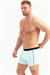 Erkek Turkuaz Likra Cotton Boxer