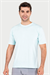 Erkek Turkuaz Süprem Yarım Kol T-shirt