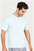 Erkek Turkuaz Süprem Yarım Kol T-shirt