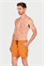 Erkek Turuncu İki Cepli Deniz Şortu