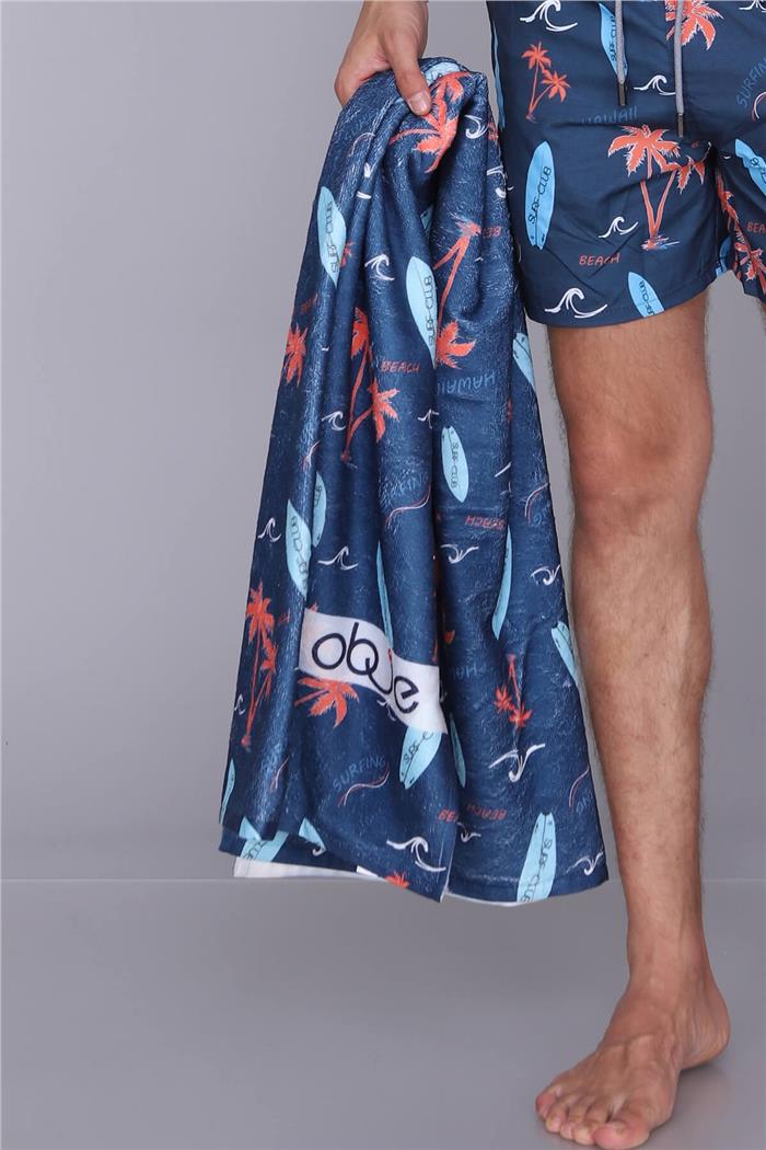 Hawai Desenli Plaj Havlusu