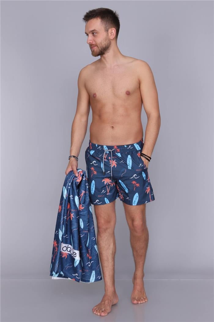 Hawai Desenli Plaj Havlusu