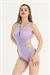 Kadın Açık Lila Yan Pencereli Mayokini