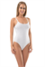 Kadın Beyaz Cotton İp Askılı String Çıtçıtlı Body
