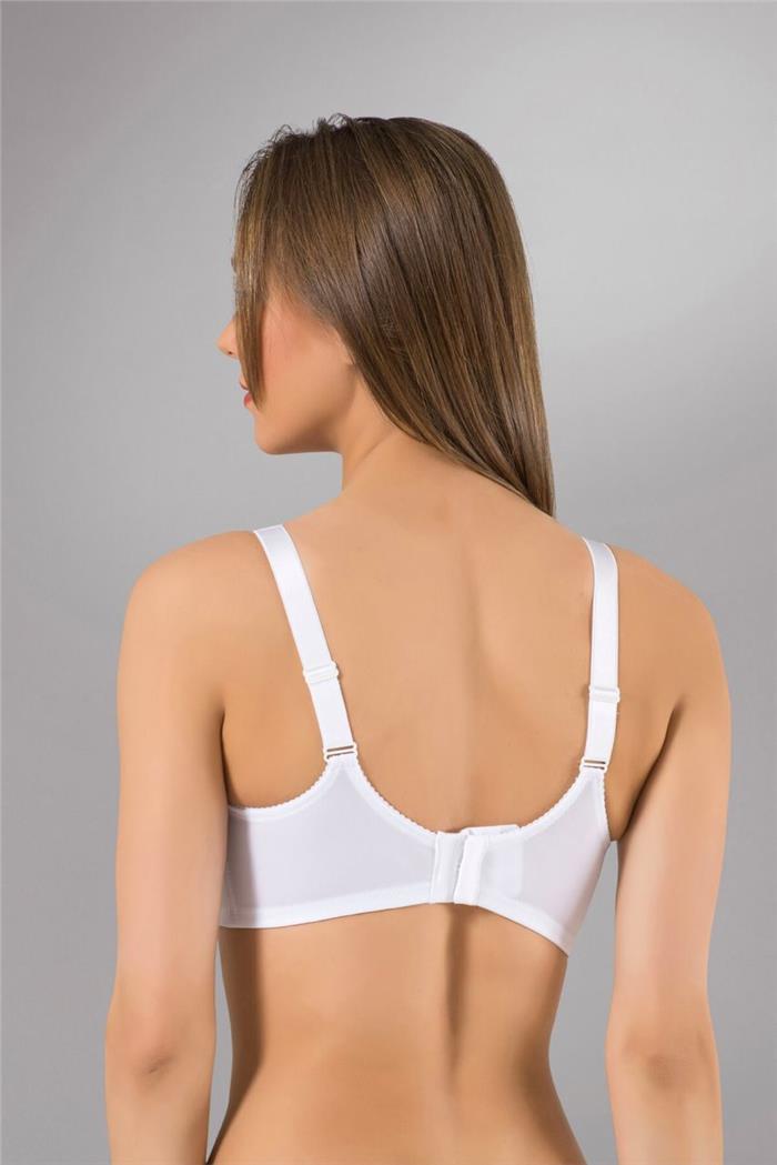 Kadın Beyaz Dantelli Minimizer Sütyen 