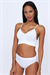 Kadın Beyaz Seamless Slip