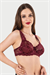 Kadın Bordo Dantelli Minimizer Sütyen