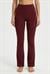 Kadın Bordo İspanyol Paça Tayt