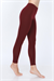 Kadın Bordo Modal Uzun Tayt