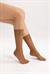 Kadın Bronz Micro 40 Diz Altı Çorap